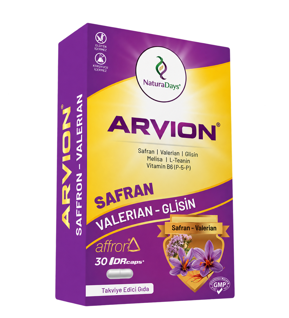 Safran ürün ambalajı